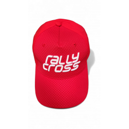 RALLYCROSS baseball sapka, carbon piros